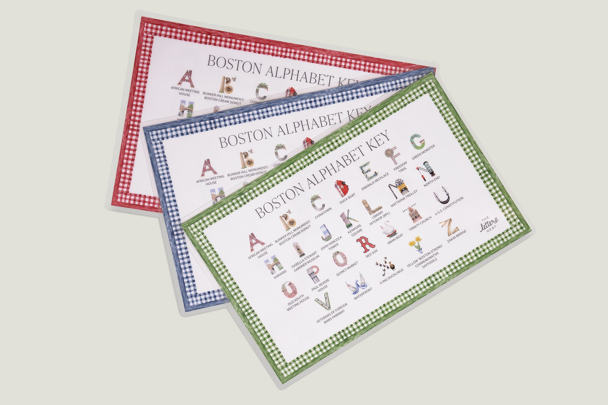 A-Z Boston Placemat