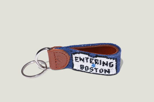 Entering Boston Key Chain