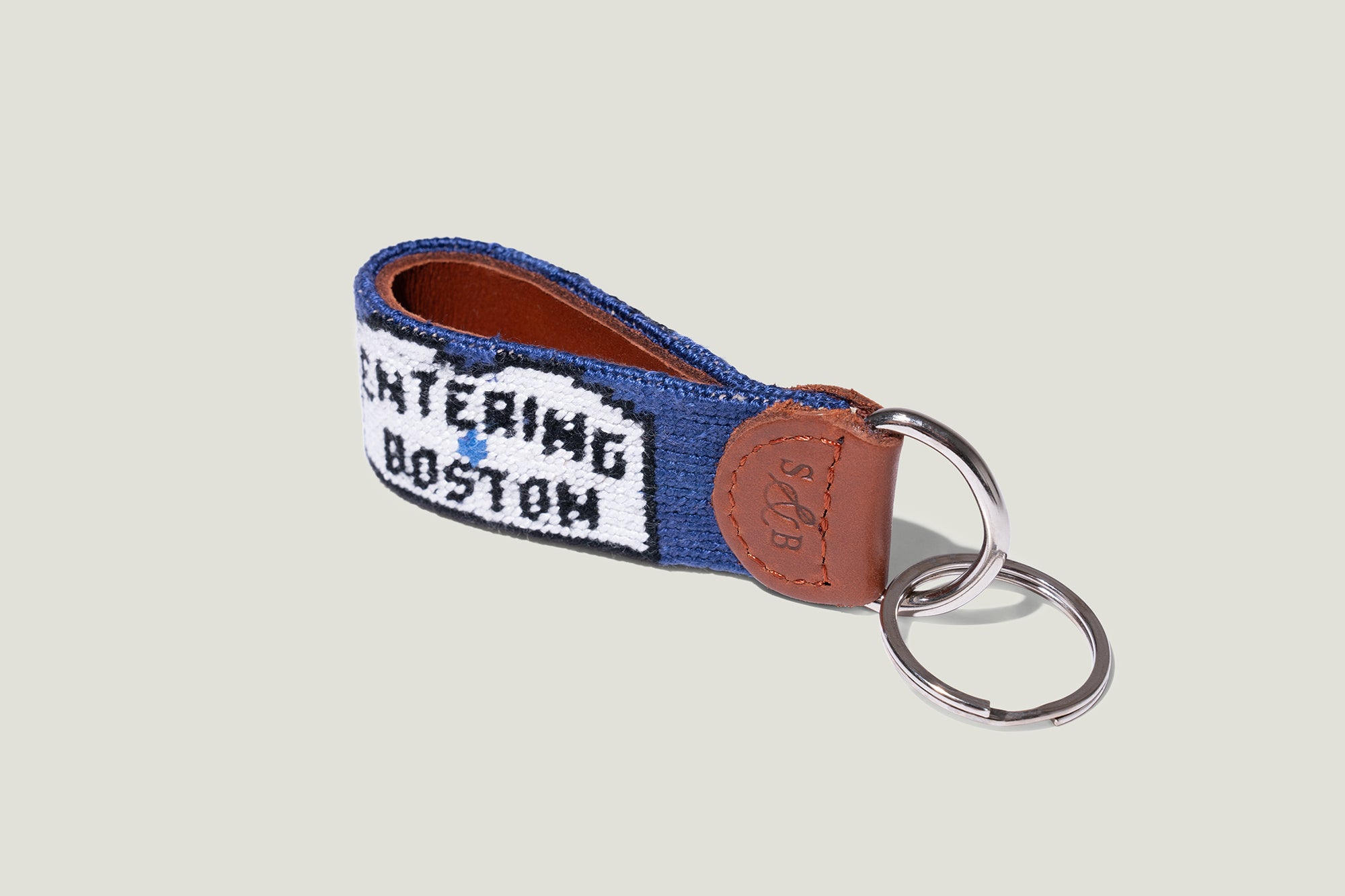 Entering Boston Key Chain