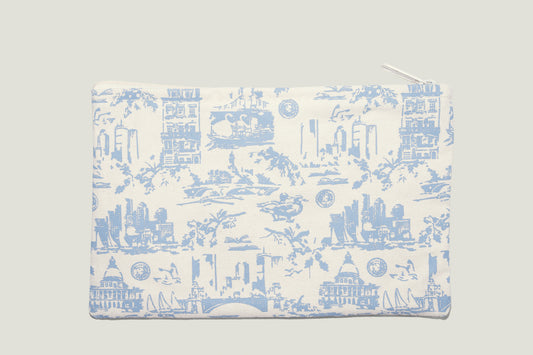 Boston Toile Pencil Pouch
